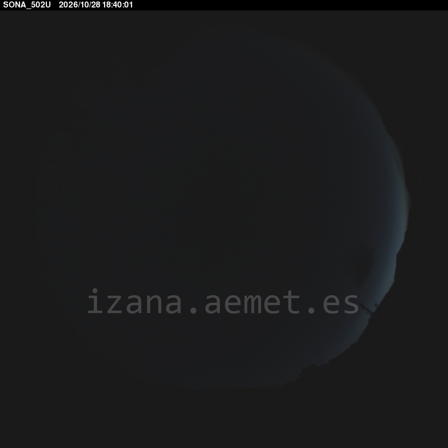 Observatorio del Teide: imagen en directo de la cámara «El cielo»