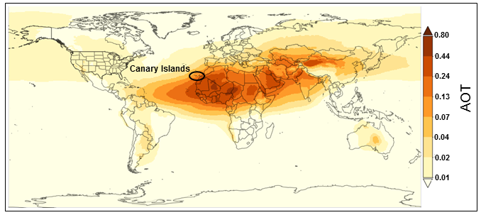 Publication of the paper Impacts of Desert Dust Outbreaks on Air